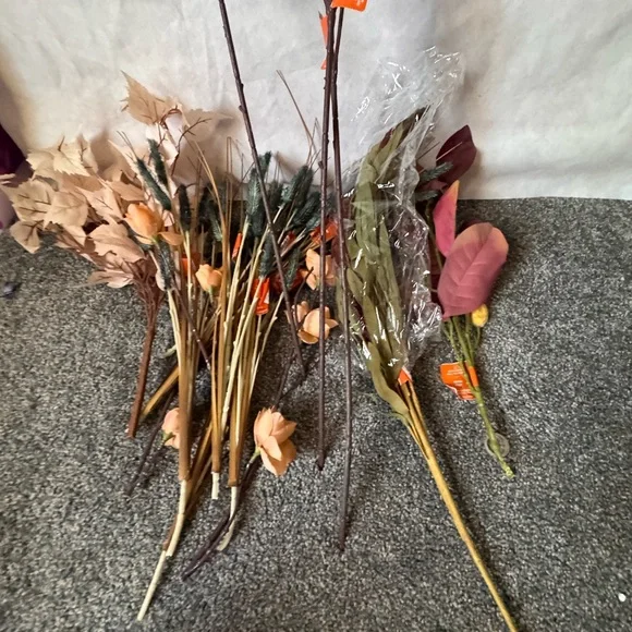 Ashland Harvest Floral Picks with Sunflowers and Hydrangeas Huge Lot - Picture 4 of 7